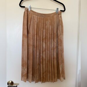 Halogen Print Pleated Skirt in Size 6